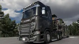 With this mod, you can drive a Scania in American Truck Simulator!｜ATS 1.55 Mod