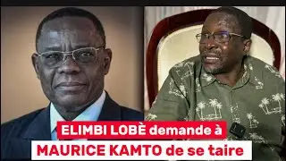 Elimbi Lob&egrave; '' Maurice Kamto a &eacute;chou&eacute; &agrave; &ecirc;tre candidat , il n'a rien &agrave; dire '' pr&eacute;sidentielle 2025