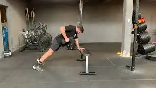 Bench Plank Dumbbell Row