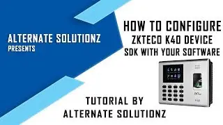 How To Register ZKTeco Device DLLs Tutorial Urdu/Hindi | By Alternate Solutionz