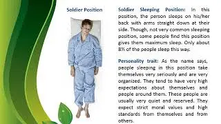 Soldier Sleeping Position
