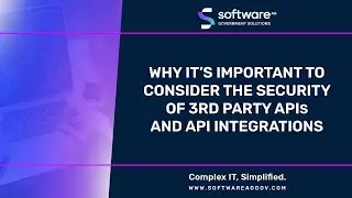 Why It's Important To Consider The Security Of 3rd Party APIs And API Integrations