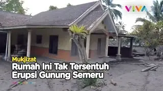 Ajaib! Erupsi Gunung Semeru Tak Mampu Sentuh Rumah ini!