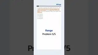 Find the 5th Mouse's Weight: SAT Range Math Trick! #satmath #satprep #shorts