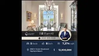 Intracoastal Grandeur in Highland Beach 🌊