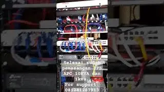 install UPS APC SRT10KXLI dan SMC1000IC, for support please call 0812 8128 7913 #ups #tech #server
