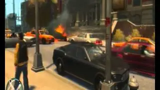 Grand Theft Auto 4: Terrorist Attack On Police Station (Car Bomb)