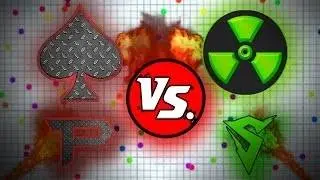 AGAR.IO // &Delta;C&Sigma;&spades; VS Ƭ&psi;Ƭ ☢ // Agario Official Clan War