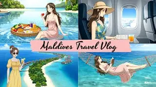 Hana in Maldives | Maldives Trip Vlog | Ghibli Lifestyle #ghibli #animation #ghiblistudio #anime 