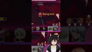 Lava dive and Zonic is E girl #vtuber #twitch #tts #vtuberclips #tsumi  #peak #lava #dive #funny