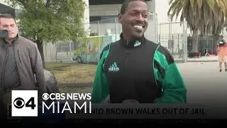 Antonio Brown walks out of Miami jail after posting bond, denies attempted murder charge