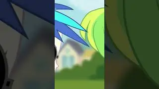my little pony equestria girls - vinyl scratch and lemon zest in love.