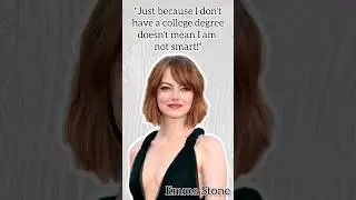 Emma Stone - Top 10 Quotes #shorts #short #emmastone