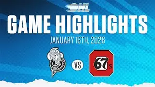 OHL Highlights: Gatineau Olympiques @ Ottawa 67's Jan. 16, 2026