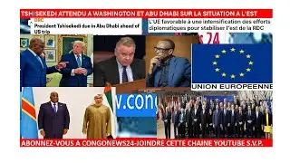 30/1/URGENT - TSHSEKEDI EXPECTED IN WASHINGTON AND ABU DHABI - END OF RDF - M23, EUROPEAN UNION T...