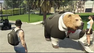 Boris The Bear goes golf carting and gets a bath | NoPixel 3.0 GTA RP