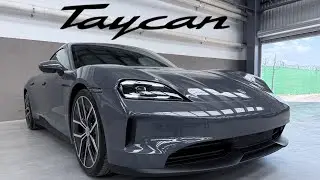 Rese&ntilde;a Nuevo PORSCHE TAYCAN 2025* Gris Pizarra | Techo panor&aacute;mico con control de iluminaci&oacute;n