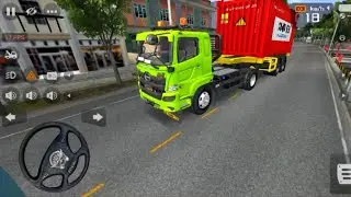 ⭕ bussid // android gameplay os // Hino treiler 20feet kirim suku cadang Honda//Blitar_Tulungagung ⭕