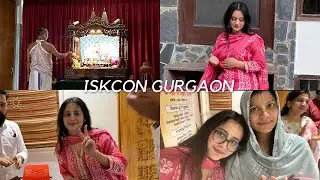 Visiting ISKCON Gurgaon ✨ My First Time Wearing Traditional Dress | Sector 45  #vlog