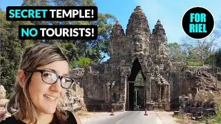 No tourists at this secret temple near Angkor Wat! Ta Oun Temple, Siem Reap, Cambodia #ForRiel