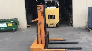 Big Joe Walkie Stacker 2500 lbs Walk Behind Forklift Fork Lift Truck 2524-T8