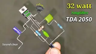 32 watt audio amplifier ic TDA 2050 suaranya jernih dan bassnya glerr