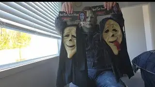Michael Myers Uboxing 2 Vintage Tagged Scary Movie Spoof Masks!