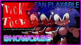 Tick Tock - Playable (Castanova_'s Take) Showcase (Full Combo?) | FNF Mod