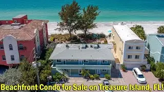 Beachfront Condo for Sale on Treasure Island, Florida