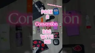 PACK A CONVENTION MUST HAVE BAG WITH ME #animeexpo #animeconvention #cosplaytips