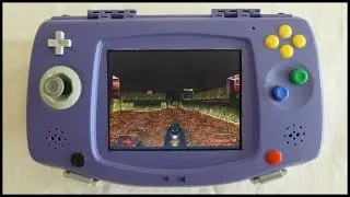 N64 handheld portable in a GBA Organizer