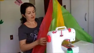 Passo a passo - SAIA DE TNT PARA DANÇAS ESCOLARES