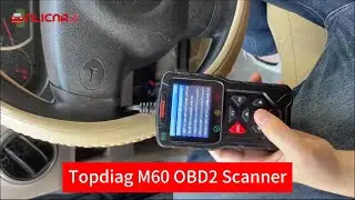 NEW Topdiag M60 OBD2 Scanner for Motorcycle and Vehicle Fault Code Read Free ECU Reset DTC Lookup