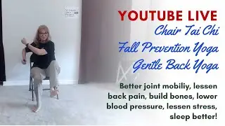 LIVE with Gail-Exploring Chair Tai Chi, Back Yoga & Fall Prevention Yoga thru Veterans Yoga Project