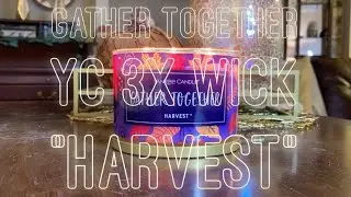 Yankee Candle NEW Fall 3x Wicks ChitChat & &ldquo;Gather Together / Harvest&rdquo; REVIEW #yankeecandle #newness