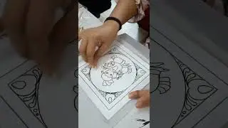 Ganpati Bappa Tanjore painting 😍
