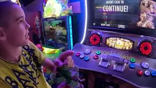 Butlins Super Hero game in the Wave Hotel Arcade