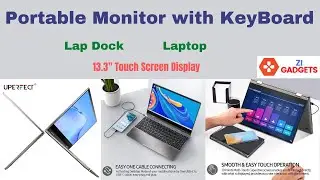 Portable Monitor ~ Lap Dock For SAMSUNG Dex ~ 13.3'' Touch Screen Laptop ~ Android 10 Desktop