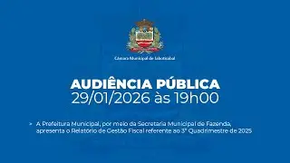 29/01/2026 - Audiência Pública