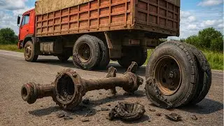 Road Accident Restoration | Axle and Tube Rebuild Tutorial