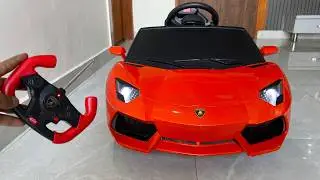 RC Lamborghini Car Unboxing & Testing | Remote Control Ride on Lamborghini Car🔥🔥