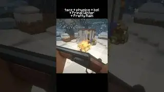 Зимний Постапокалипсис Майнкрафт С Зомби! #minecraft #minecraftmods #tacz #майнкрафт #моды