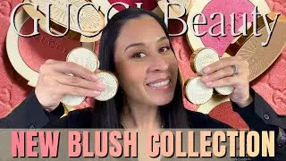 BEAUTY GIVEAWAY!  | NEW Gucci Beauty Try On 🩷 GLOW BLUSHES