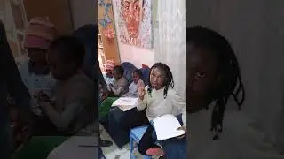 Children getting learn sign language first hand.