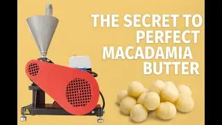 Macadamia Nuts Grinding With GlobeCore Colloid Mills