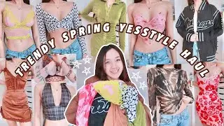 YESSTYLE TRY-ON SPRING HAUL 2021 | trendy & affordable spring outfits