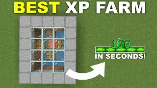 NEW BEST EVER XP FARM in 1.21 Minecraft Bedrock ! (No Trident)