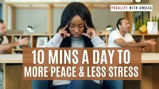 10 Min MINDFULNESS FOR LESS STRESS & MORE PEACE. MINDFULNESS FOR BEGINNERS