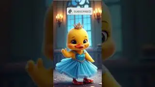 Adorable Duck Becomes Cinderella! 🦆✨ | Cutest Fairytale Transformation Ever #ai #duck #viralvideos