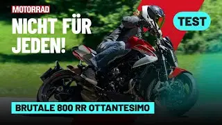 MV Agusta Brutale 800 RR Ottantesimo: Das radikalste Hooligan Naked Bike 2025? | Erster Test
